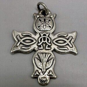 Retired James Avery Cross Pendant Alpha Omega Fish Sand Dollar Descending Dove